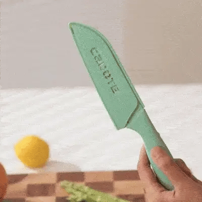 3 Pieces Stainless Steel Colour Printed Knife