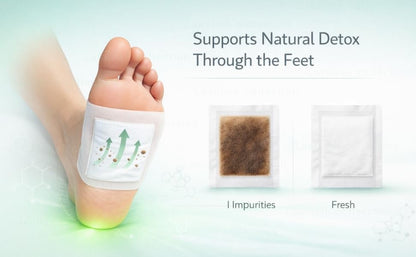 Deep Cleansing Natural Herbs Patches for Internal Toxin Removal, Weight loss & Better Sleep Cycle
