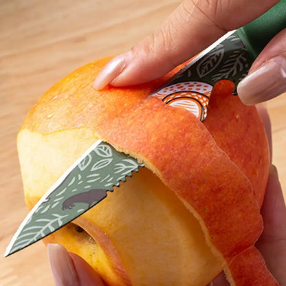 3 Pcs Sharp Printed Knife Set