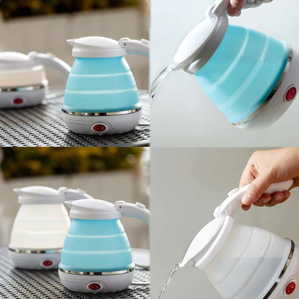 600ML Fast Boiling Travel Folding Electric Kettle (600 watts)